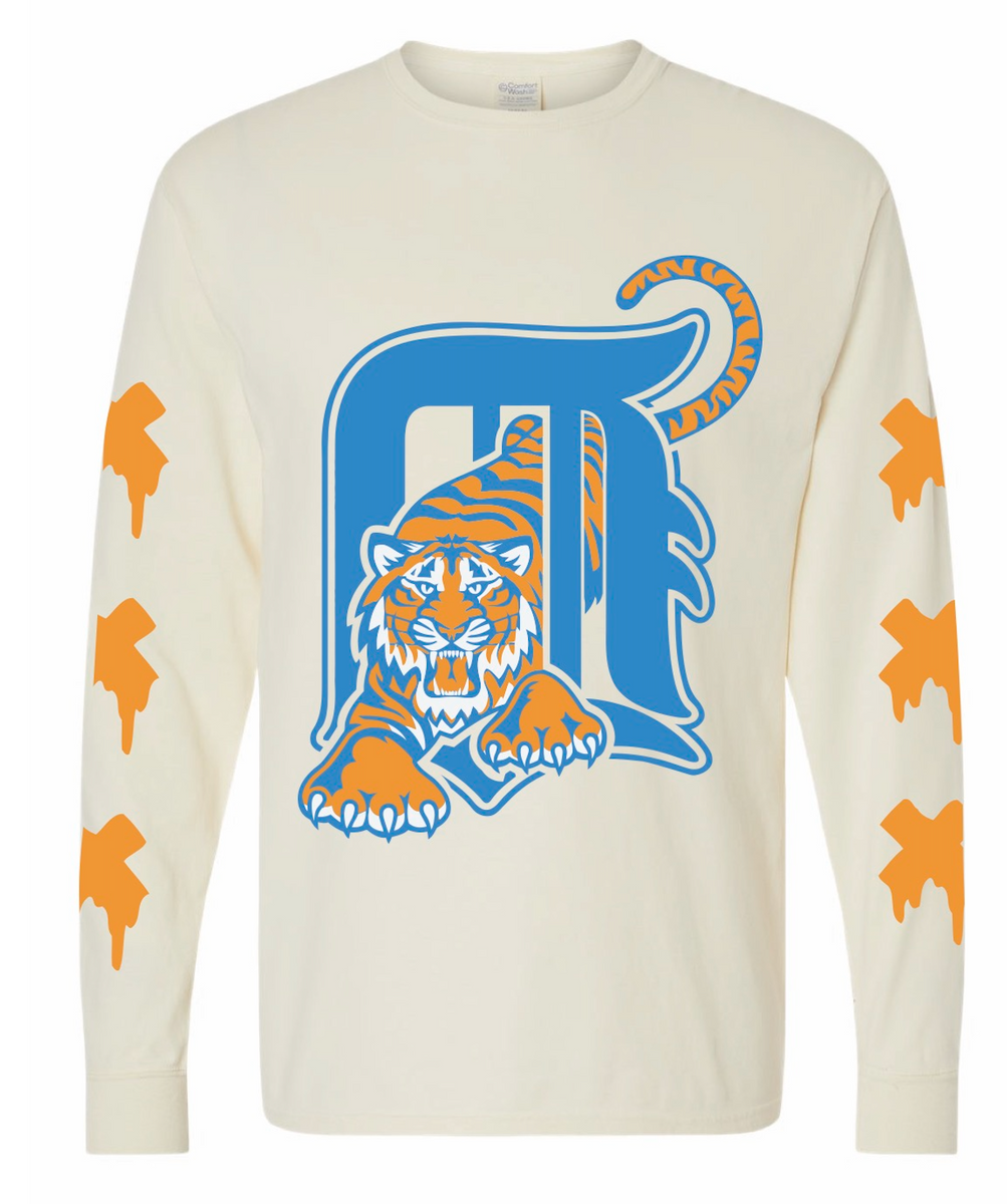 Tiger Long Sleeve Tee Backwards D ESP Family